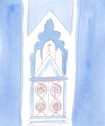 Als we de hele wereld zouden doorzoeken, zouden we geen grotere eer vinden die aan een man wordt verleend dan de gave van het ambt van minister, 2005 (aquarel op papier)