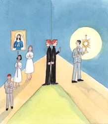 Het is vreemd dat in de Kerk van vandaag veel priesters die parochianen aanmoedigen om mee te gaan in processies die de Heilige Maagd Maria eren, terughoudend zijn om deel te nemen of toe te staan aan devoties en processies die haar Zoon, Jezus Christus, e
