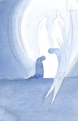 Jezus kwam met zijn heilige moeder naar mijn ziel bij de heilige communie, ongezien, en mijn engel voegde zich bij de lofprijzing van de Vader