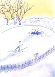 Zoals iemand die opzettelijk op dun ijs schaatst er onvermijdelijk doorheen zal zakken, zo lopen mensen die Gods wetten moedwillig negeren het risico te vallen en verloren te gaan, 2003