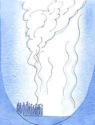 Net zoals het volk van God in de tijd van Mozes werd geleid door een vuurkolom, kan een ware contemplatief vandaag innerlijk worden geleid alsof door een sterke zoete vlam