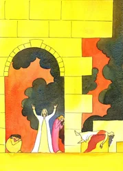 Vele jaren voordat Christus werd geboren, werd Jeruzalem binnengevallen en de heilige Tempel ontwijd en vernietigd, tot afschuw van het volk