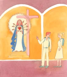 Geen enkele katholiek zou neer moeten kijken op onze oude christelijke devoties, of die van andere christelijke culturen, waar de beeldspraak van het geloof gekleed is in een ongewone of onbekende verschijning; bijvoorbeeld Onze Lieve Vrouw van Smarten, 20