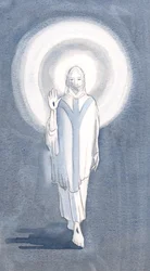 Op een dag, tijdens de Heilige Mis, zag ik Jezus tussen ons staan