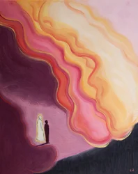 Alleen door Christus kunnen we de overweldigende zuiverheid en kracht van de Godheid onder ogen zien
