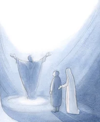 Onze Lieve Vrouw leidt ons allemaal vooruit, ons aanmoedigend om met Christus tot God onze Vader te bidden.