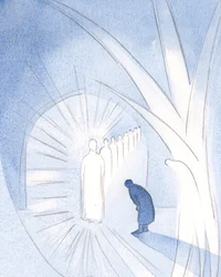 Soms is Christus aanwezig voor de ziel, in zijn glorie, aanbeden door onze beschermengel. We hoeven alleen maar aanwezig te zijn en te aanbidden