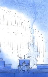 De Goddelijke Lofprijzingen: Tijdens het Heilig Uur, toen we zeiden: "Gezegend zij God in Zijn Engelen en in Zijn Heiligen" - waren ze bij ons, in hun duizenden