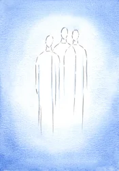 De Heilige Drie-eenheid, één God, drie Personen, leeft in de ziel van de christen in verblindende pracht