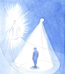 De Allerheiligste Geest is als een lamp, die boven ons schijnt, terwijl we onze weg naar Christus in de hemel maken