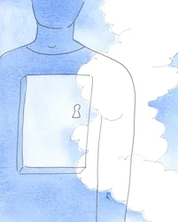De gebeden van de heiligen, aangeboden voor behoeftige zielen, zijn als een geurig offer aan God, 2005 (aquarel op papier)