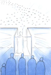Het tabernakel is als een gang naar de Hemel waar we Christus en zijn heiligen kunnen ontmoeten en ons kunnen voorbereiden op de Hemel aan het einde van het leven