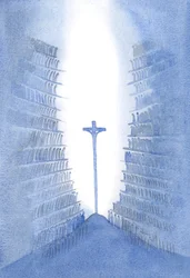 Door de Mis is elke generatie van Gods volk aanwezig bij het ene Offer aan Christus zoals het wordt vertegenwoordigd op het altaar.