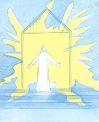 We kunnen Christus ontmoeten bij het tabernakel. Het is alsof het licht van de Hemel achter Hem schijnt, terwijl Hij naar ons luistert en Zijn genaden over ons uitstort