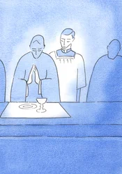 We kunnen proberen ons te gedragen tegenover Christus zoals deze priester zich gedroeg tegenover zijn bisschop: alert en altijd bereid om dienstbaar te zijn