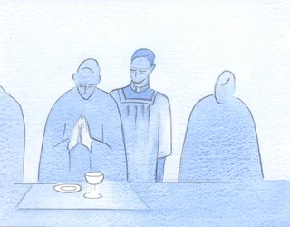 We kunnen proberen ons tegenover Christus te gedragen zoals deze priester zich tegenover zijn bisschop gedroeg: alert en altijd bereid om dienstbaar te zijn
