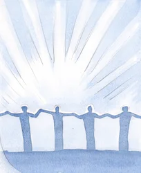 We hoeven hier alleen maar bij de mis te staan, te vragen, te ontvangen en alle zegeningen van Christus te aanvaarden - verenigd met Hem