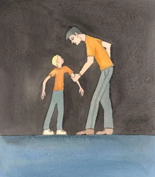 Als een man alleen leeft om zijn eigen lusten te bevredigen en zelfs een kind wreed behandelt, heeft hij een wonder van genade nodig om te veranderen en op een dag klaar te zijn voor de hemel, niet de hel - om te leven tussen de heiligen en engelen, 2005 (
