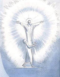 Wanneer een ziel leeg is van alle ijdele verlangens, vult Christus het met zijn licht in de Heilige Communie; en terwijl Christus zijn Vader prijst in de Geest, prijst God God, in God, in gelukzaligheid en straling