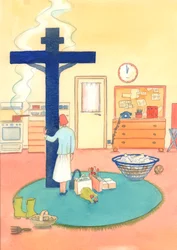 Wie Christus aanbidt tijdens de Mis en de hele dag in geest bij Hem wil blijven, kan de hele dag lof en dank aanbieden door Hem aan de Vader