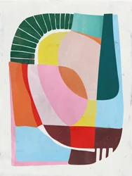 Levendige abstracte vormen