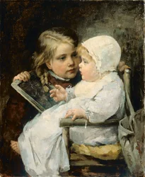 De jonge kunstenaar, 1885