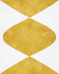 Elegante gouden vorm