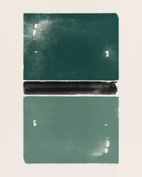 Gedempt groen, abstract