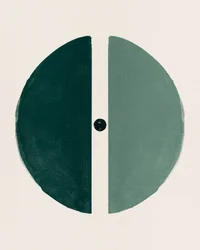 Gedeelde groene cirkel