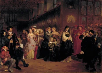 Het hofmaken van Anne Boleyn, 1846