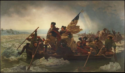 Washington steekt de Delaware over, 1851