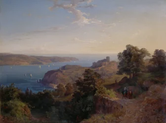 De monding van de Bosporus (Yoros Kalesi)