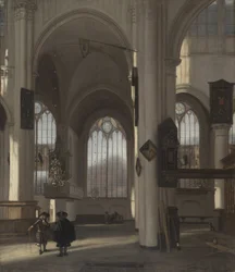 Interieur van een Kerk