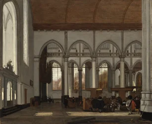 Interieur van de Oude Kerk, Amsterdam
