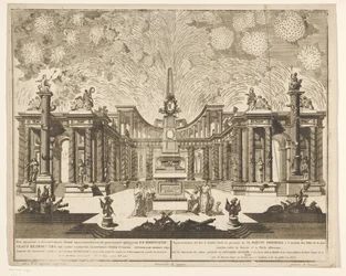 Vuurwerk in Moskou bij de viering van het einde van de Russisch-Turkse Oorlog, 1775 (Acte III)