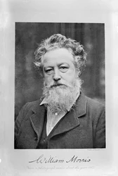 Portret van William Morris, ca. 1887