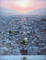 Einde van de dag, 2012 (olieverf op doek)