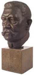1. WERELDOORLOG, historisch, eerste, oorlog, Paul von Hindenburg bronzen hoofd