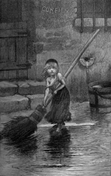Cosette, illustratie uit 