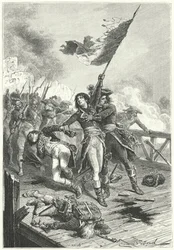 Napoleon Bonaparte op de Brug bij Arcole