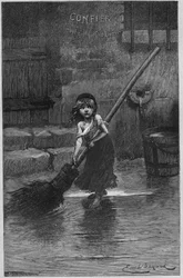 Cosette, illustratie uit 
