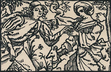 Illustratie voor Villons Petit Testament, 1919