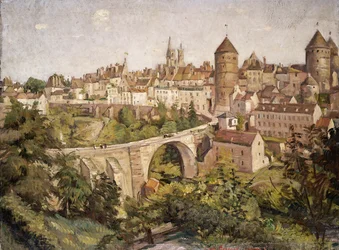 Landschap van de Yonne, 1907