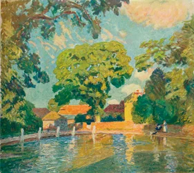 De dorpsvijver, Upton Grey