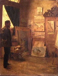 In het atelier