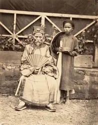 Dorpshoofd in Officieel Kostuum, Cochinchine, 1866