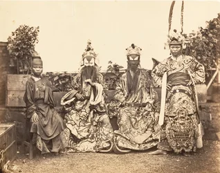 Theaterkostuums, Saigon, Cochinchina, 1866
