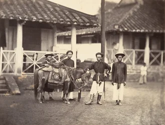 Rijke Annamiet te paard, Cochinchina, 1866