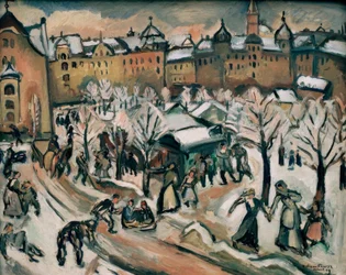 Sneeuw in München