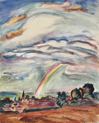 De regenboog. Montiullier